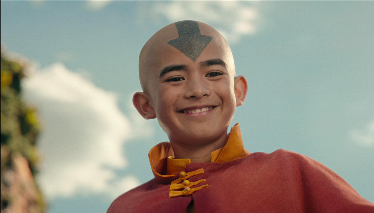 Канадский актер филиппинского происхождения  Гордон Кайл Диез Кормье (2009) в роли улыбчивого Аанга