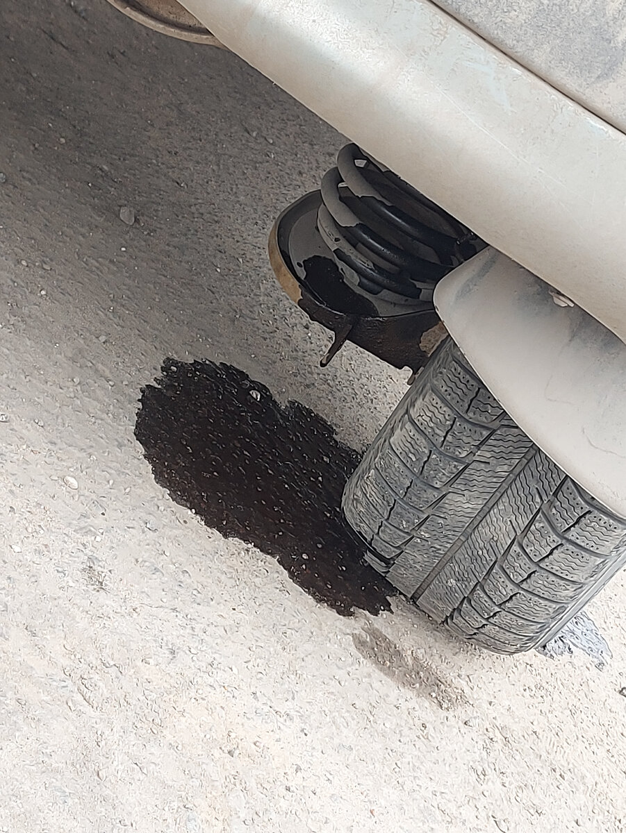 Тормозная жидкость вытекает...