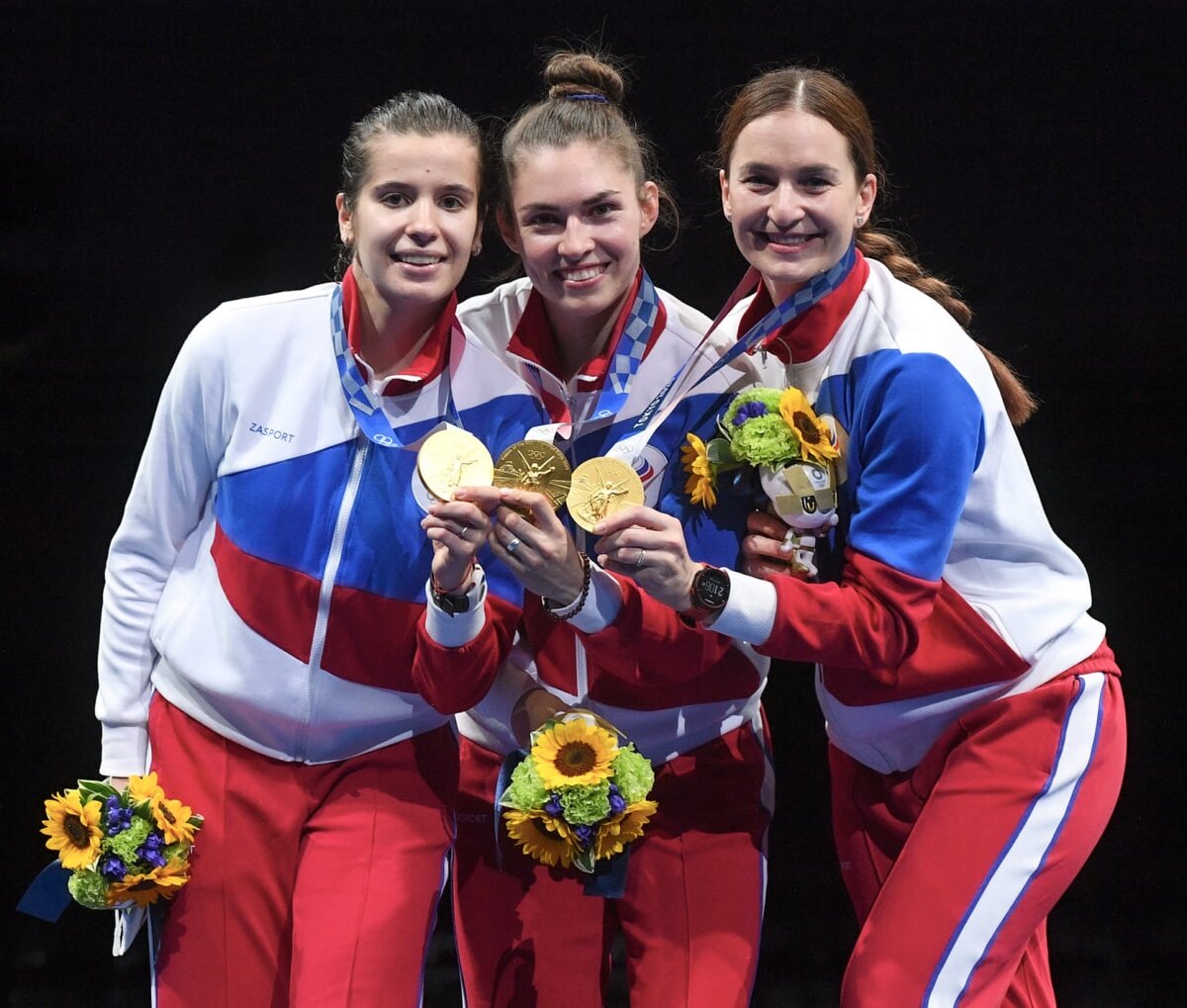 Ольга Никитина, София Позднякова, Софья Великая. Фото Федерации фехтования России