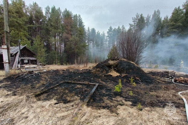    В Кстинино детская шалость с зажигалкой чуть не привела к крупному пожару