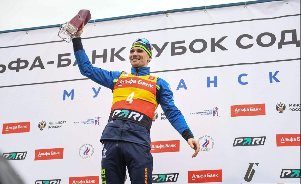 Антон Смольский - победитель общего зачета Кубка Содружества у мужчин