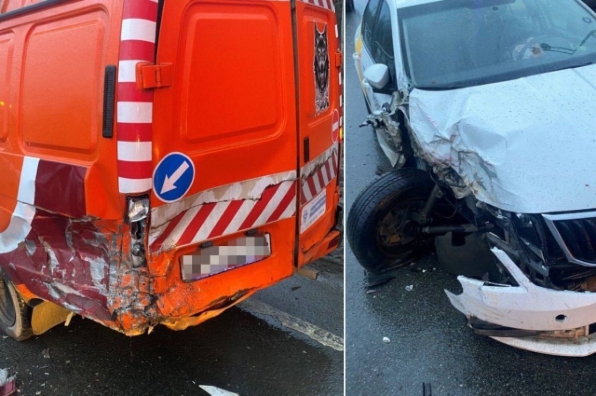    В Самаре ŠKoda влетела в «ГАЗель», в ДТП пострадала пассажирка легковушки