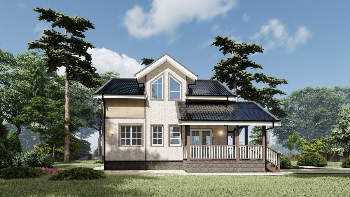 Визуализация дома Линдт