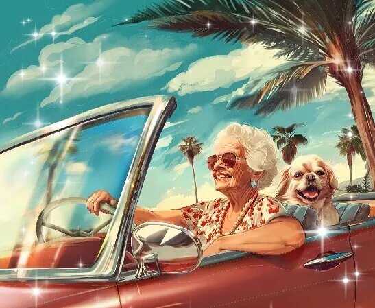 Это я в будущем. Картинка из моей раскраски.