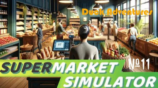 Supermarket Simulator | Часть #11 - Забили склад. Погуляли по городу. Докопались до клиентов