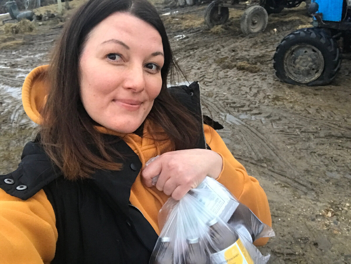 Фото автора. Бегу с лекарствами на ферму