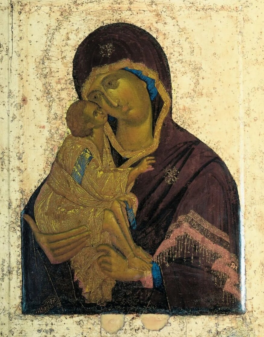 Донская икона Божией Матери, 1390-е годы, Государственная Третьяковская галерея, Москва © Public domain