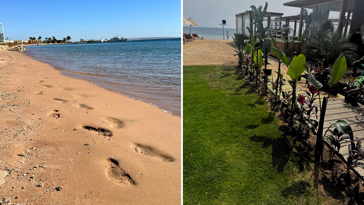 Шикарный пляж→