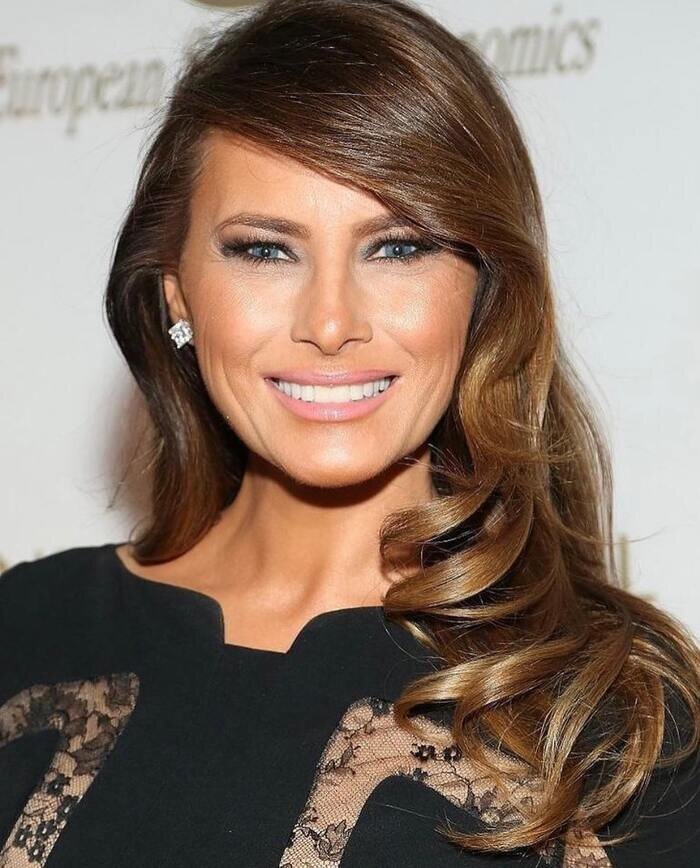 Какой была до пластики Мелания и как она выглядела на своей свадьбе с ...