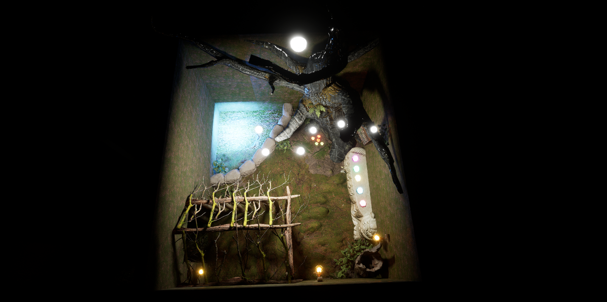 Набросок расстановки объектов в комнате