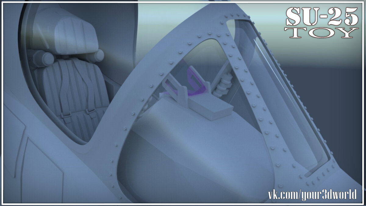 Су-25 ToY (Изображение автора vk.com/your3dworld) 