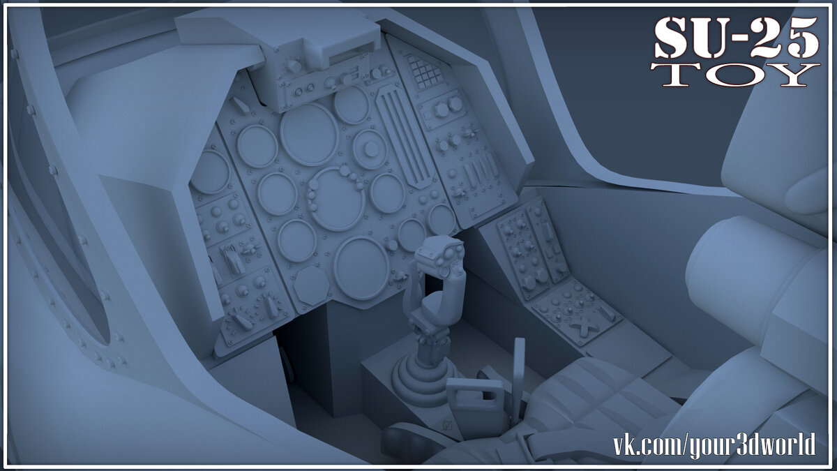 Су-25 ToY (Изображение автора vk.com/your3dworld)  