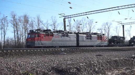 Электровоз ВЛ80С-750 с поездом 