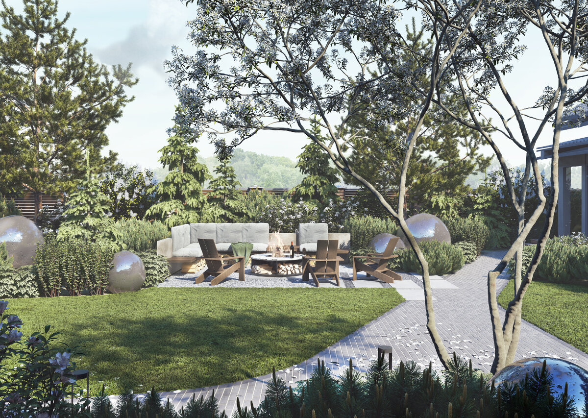 Ландшафтный проект «Репино парк». 