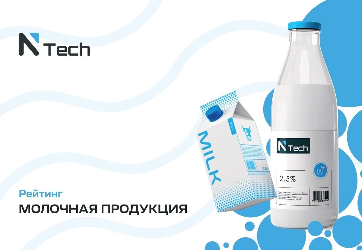 Молочная продукция. Рейтинг по итогам 2023 года. | NTech | Дзен