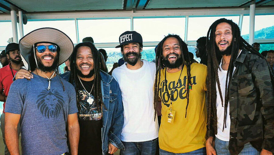 Зигги, Стивен, Дэмиен, Кай-Мани и Джулиан Марли (Источник: Marley Brothers) 