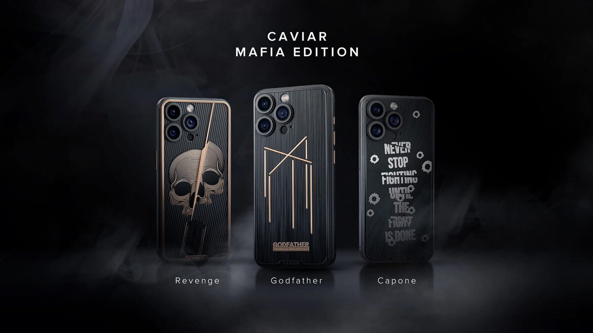 Компания Caviar представила iPhone 15 в стиле «Крёстного отца», «Острых  козырьков» и «Неприкасаемых» | Apple SPb Event | Дзен