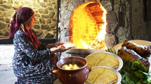 БАЛКАРИЯ. Жизнь в самом старинном селе Балкарии. Национальная кухня Балкарцев.