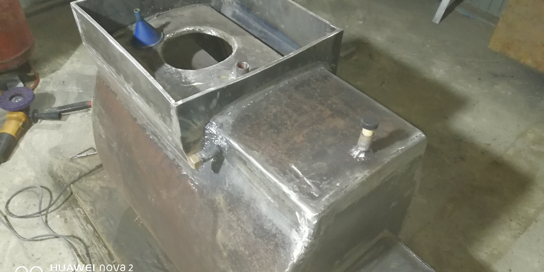 Теплообменник для банной печи.