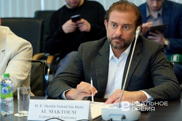 Самой внушительной была делегация Объединенных Арабских Эмиратов, которую возглавлял исполнительный директор Отдела развития спорта Управления спорта Шейх Сухайл бин Бутти аль Мактум. Динар Фатыхов / realnoevremya.ru