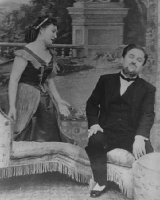 Сцена из спектакля «Бешеные деньги». Татарский государственный академический театр им. Г. Камала, Казань. 1962 год. Государственный мемориальный и природный музей-заповедник А.Н. Островского «Щелыково», поселок Щелыково, Костромская область