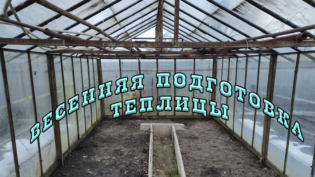 Работы проводимые весной в теплице.