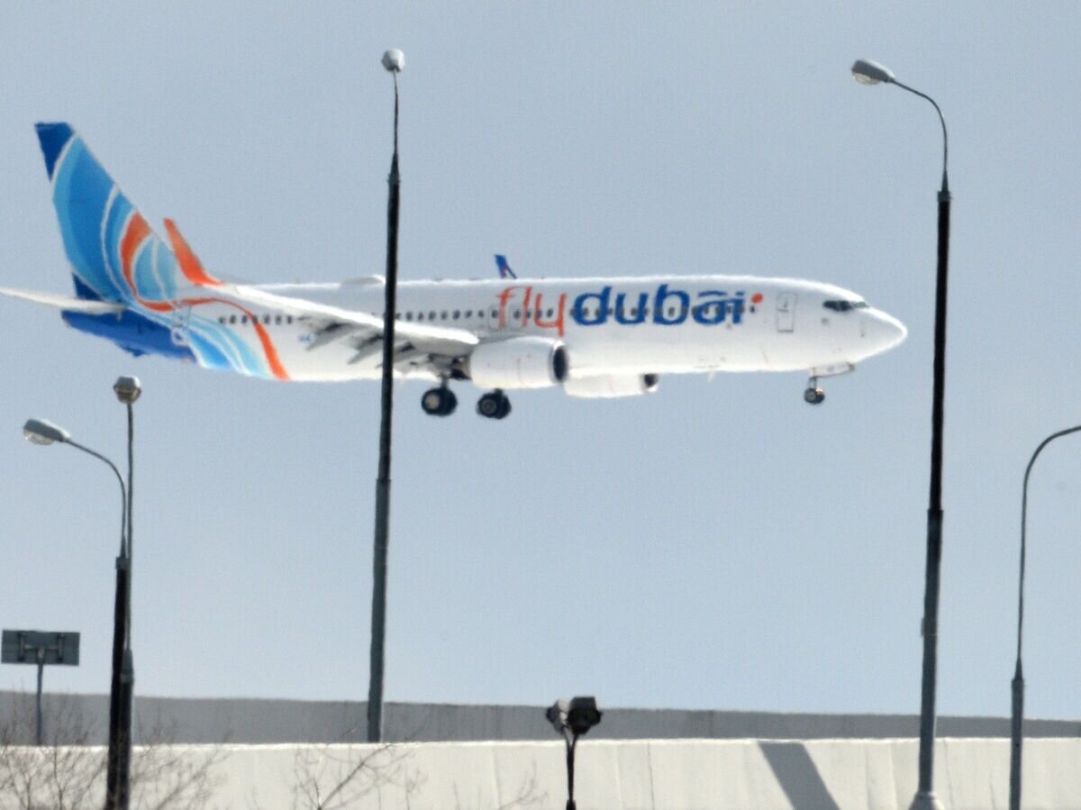    Самолет Boeing 737-800 авиакомпании FlyDubai© РИА Новости / Максим Блинов