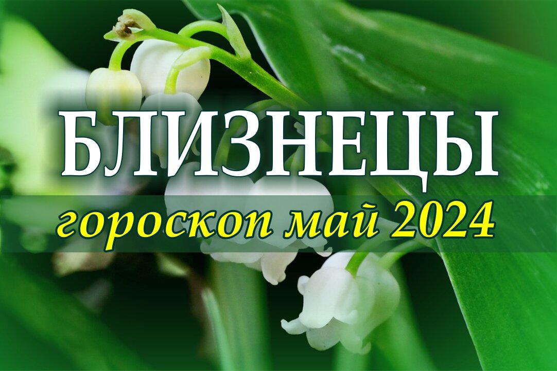 Близнецы Гороскоп на май 2024: деньги, любовь, работа, здоровье