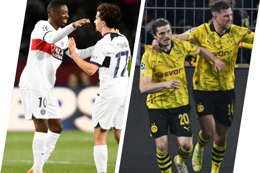 "ПСЖ" и "Боруссия" отгрузили соперникам из Испании по четыре мяча. Фото: globallookpress