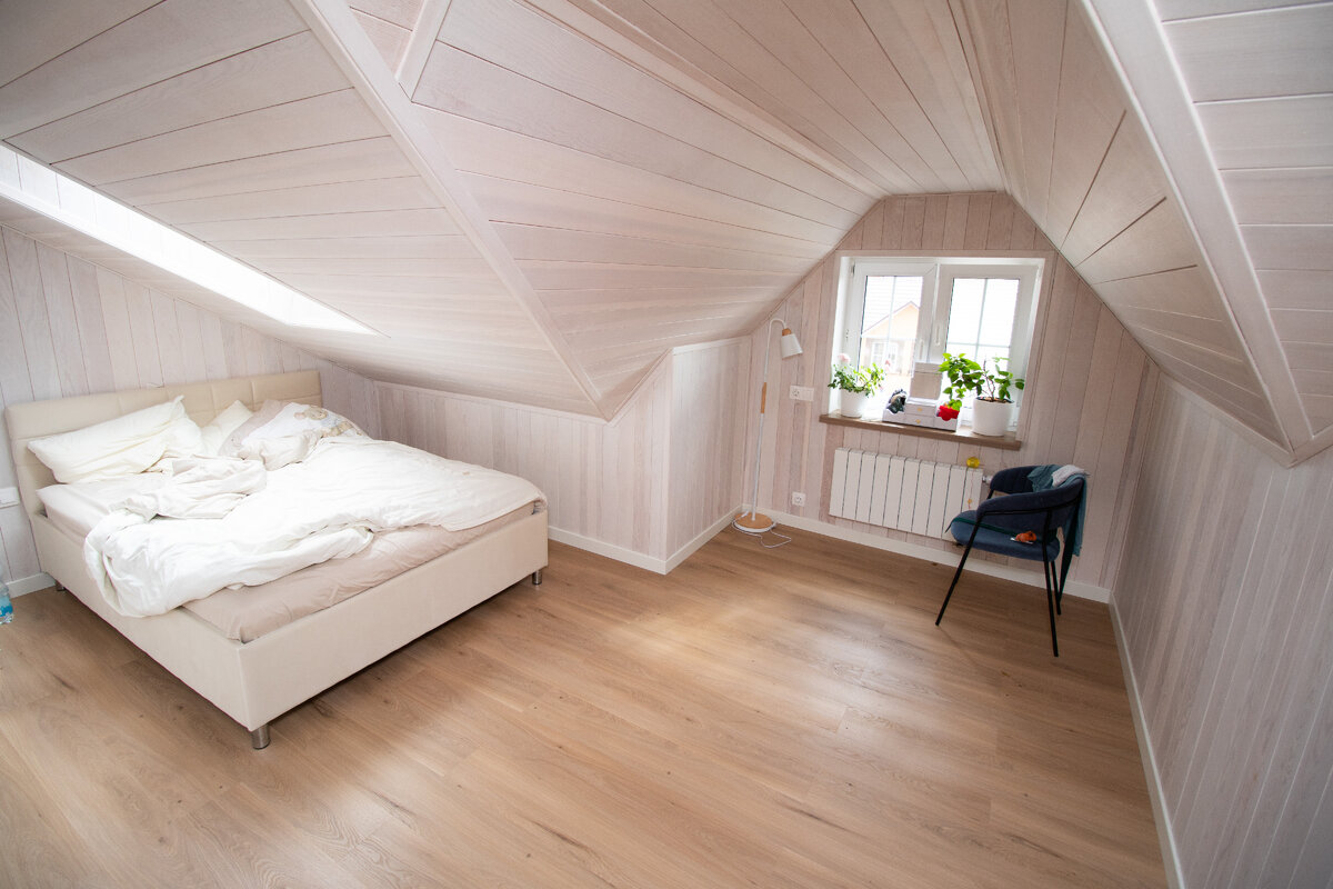 Лучший тип отделки потолка мансардного этажа | ЛИГА РЕМОНТА | Ремонт ...