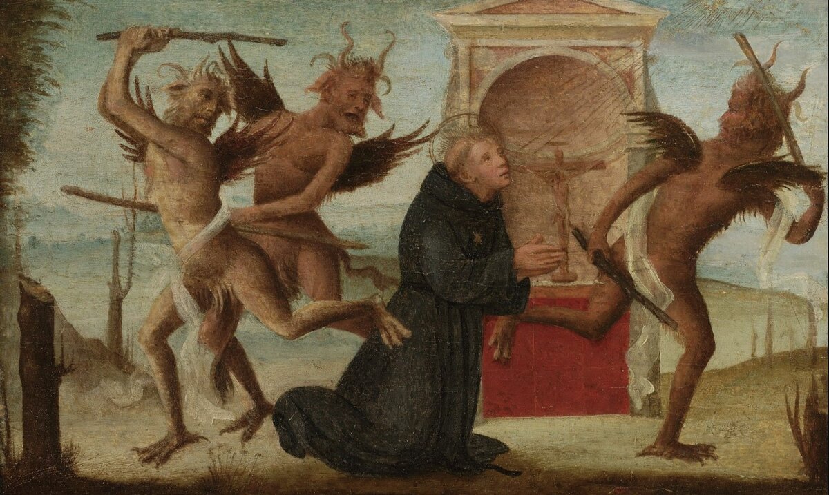 Грюневальд "Искушение Антония". Бесы...