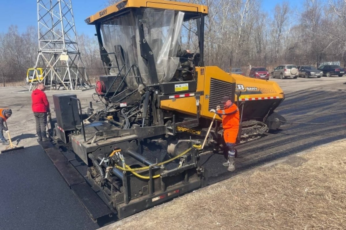    Ремонт дорог большими асфальтовыми картами начался в Иркутске