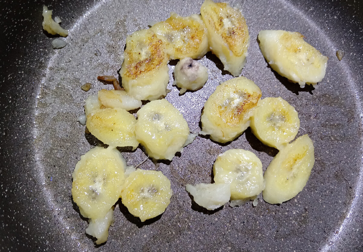 Так выглядел мой обжаренный банан