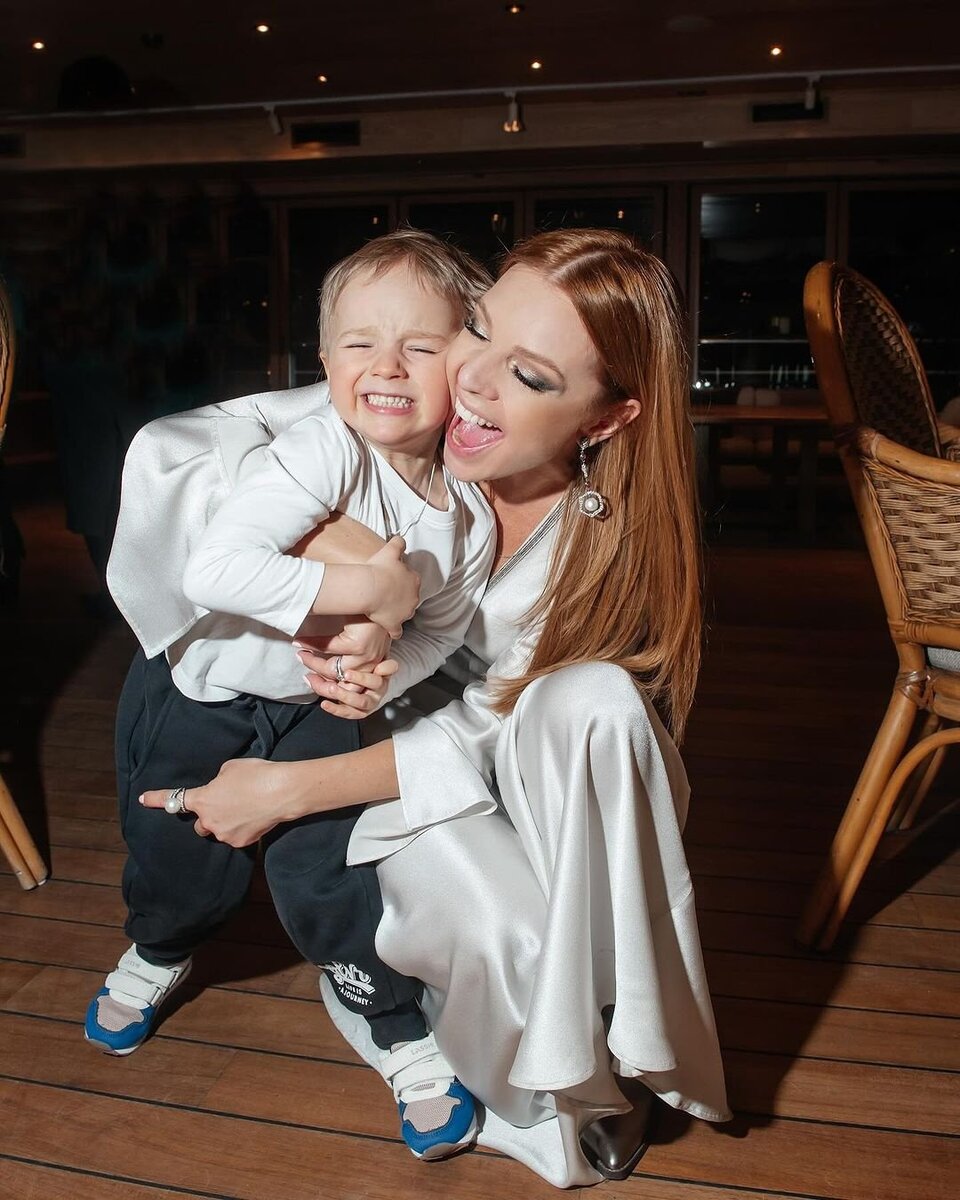    Наталья Подольская с сыном