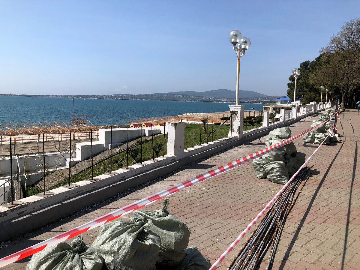 Реконструкция набережной.