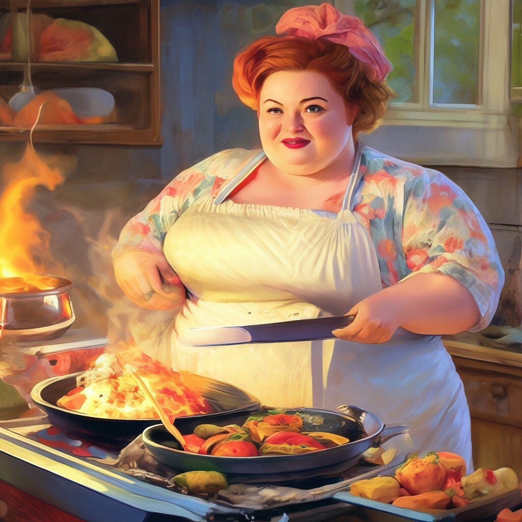 Каждый день приходится много готовить.