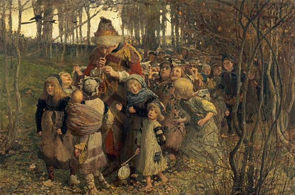 Джеймс Элдер Кристи. Крысолов из Гамельна, 1881. Национальная галерея Шотландии, Эдинбург