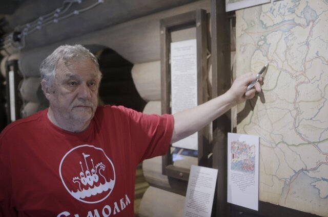    Владимир Потресов участвовал в экспедиции Академии наук СССР по уточнению места Ледового побоища Фото: Андрей Степанов