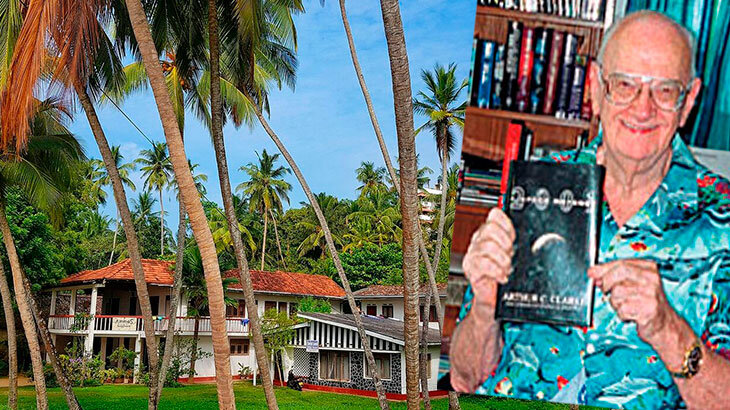 Артур Кларк в Унаватуне.