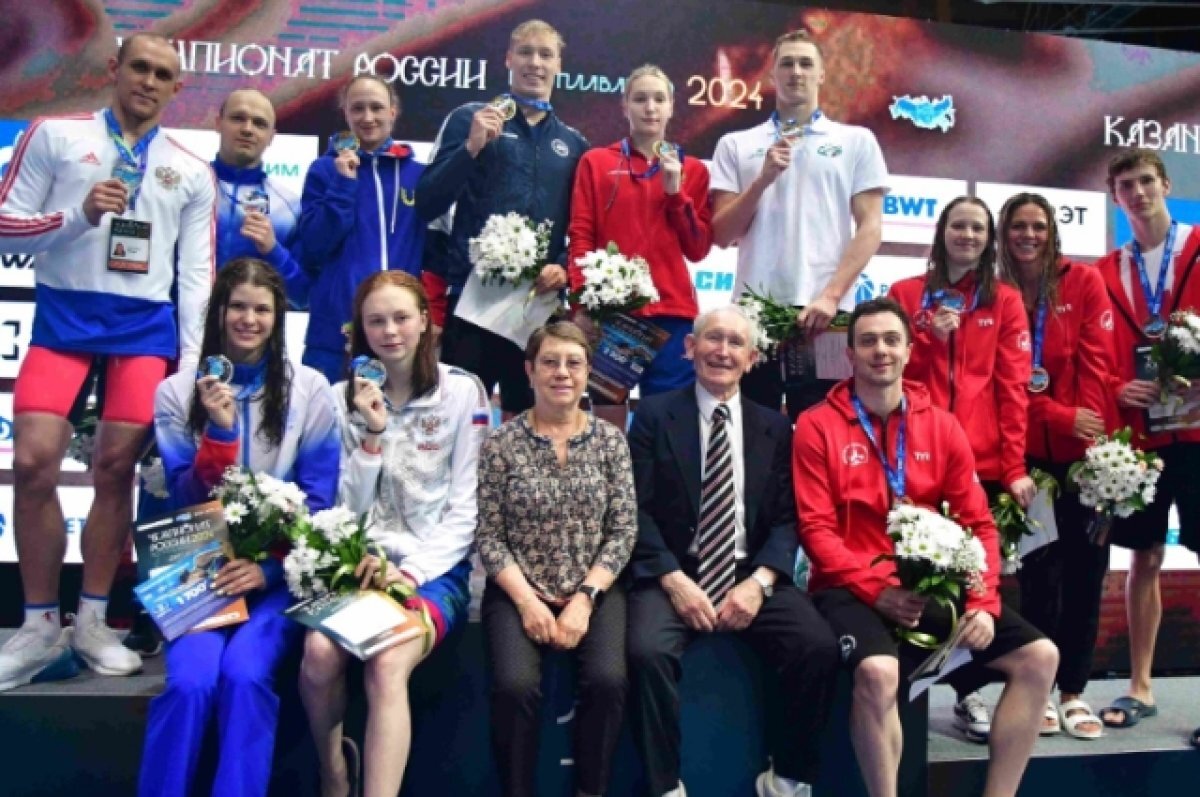    Калужанка стала чемпионом России в заплыве на 50 метров на спине