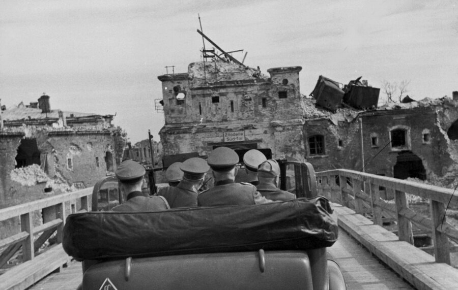 Полуразрушенная крепость Брест-Литовск, 26 августа 1941 года