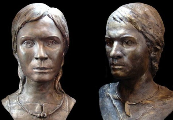 Древние асы. Реконструкция внешности по методу Герасимова. Андроновская археологическая культура, 3-е тысячелетие до н.э.Южный Урал.