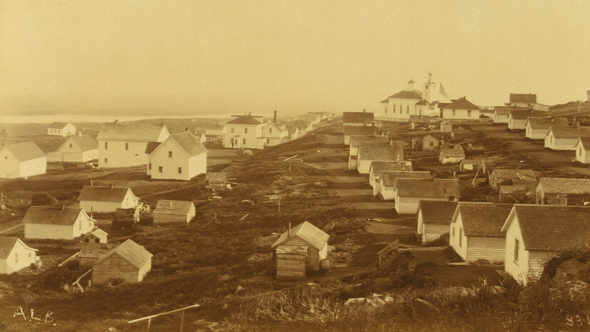     Поселение XIX века на Аляске Gettyimages.ru Heritage Art/Heritage Images