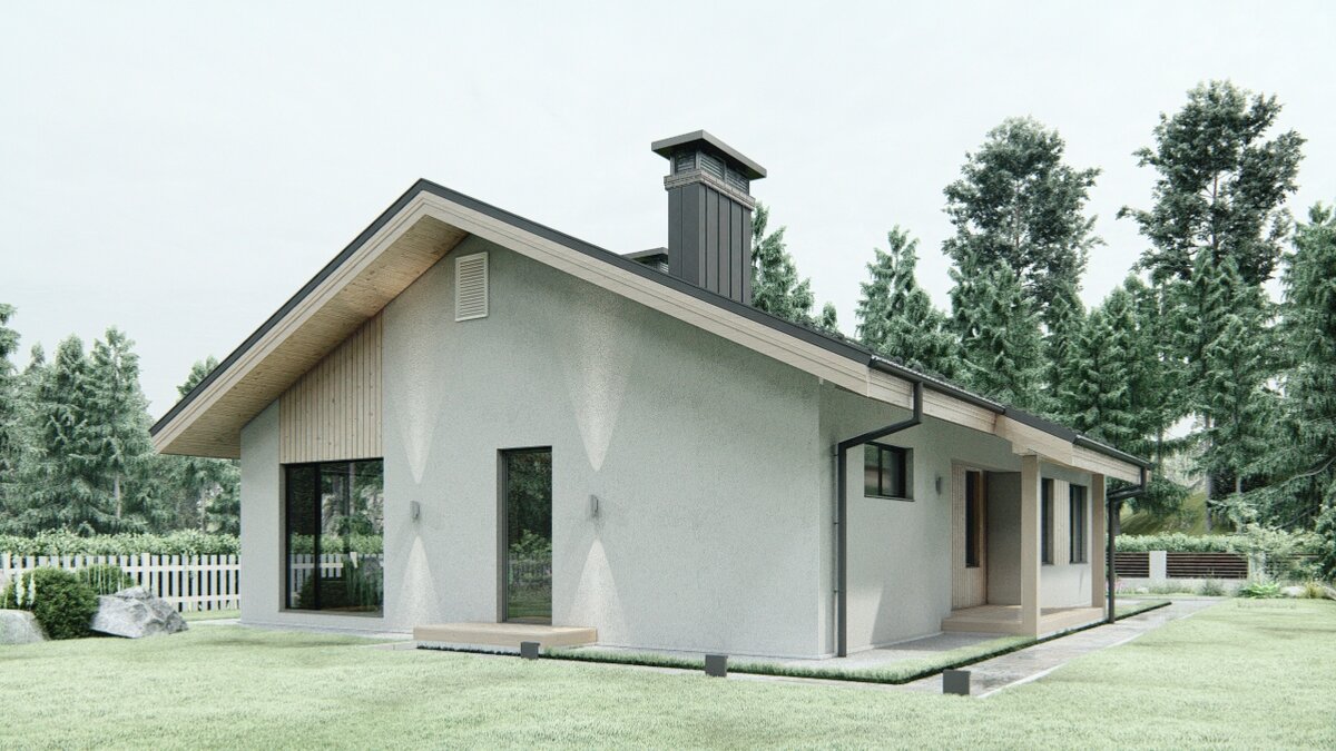 Вид со стороны сада