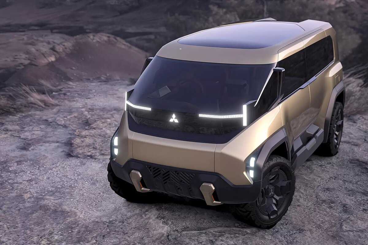 На фото: Концептуальная модель минивэна Mitsubishi D:X 