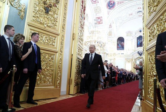    Церемония вступления Владимира Путина в должность президента России. 7 мая 2018 года