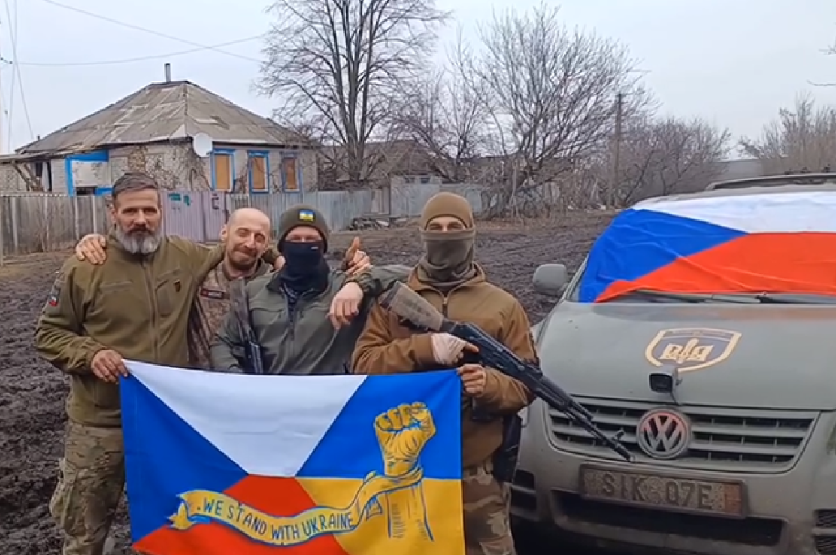    Чешские наемники ВСУ.