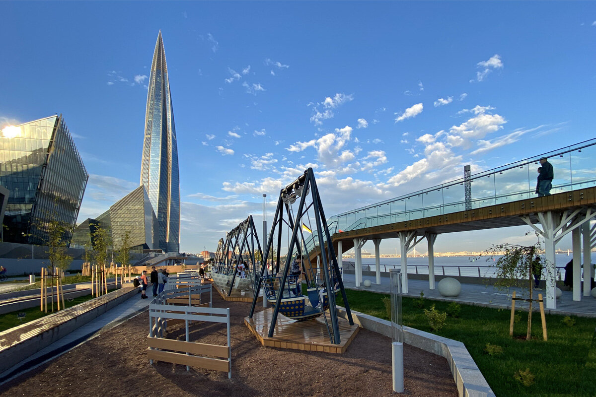 Лахта Центр - новое офисное здание компании Газпром.