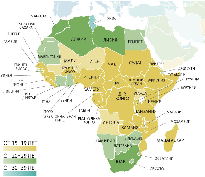 Численность населения стран Африки карта. Страны Африки. Государства Африки на карте. Крупные государства Африки.