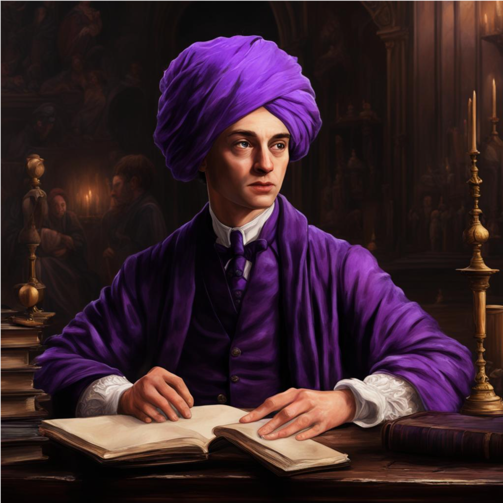 Квиррелл, Лорд и маскировка 100 lvl. Художник — Кандинский Н. С.